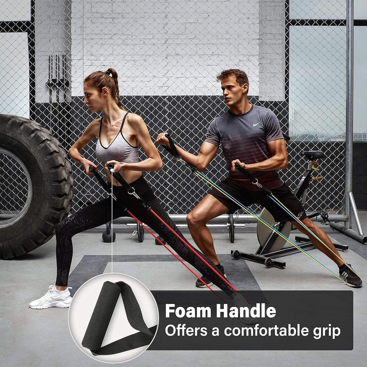 11-in-1 Resistance Bands Set for Home Workout | Premium Gym Equipment