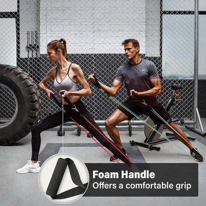 11-in-1 Resistance Bands Set for Home Workout | Premium Gym Equipment