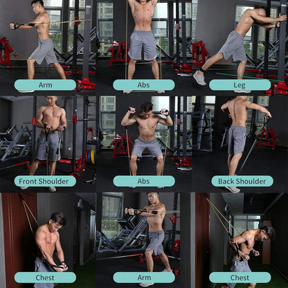 11-in-1 Resistance Bands Set for Home Workout | Premium Gym Equipment