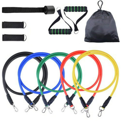 11-in-1 Resistance Bands Set for Home Workout | Premium Gym Equipment